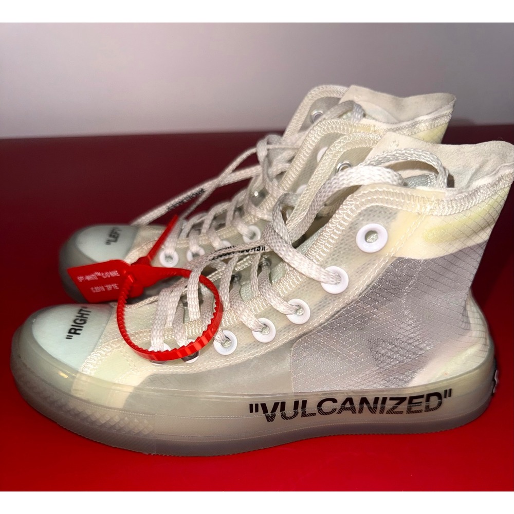 Off-White x Converse Chuck Taylor All Star The Ten Hi Clear White 162204C